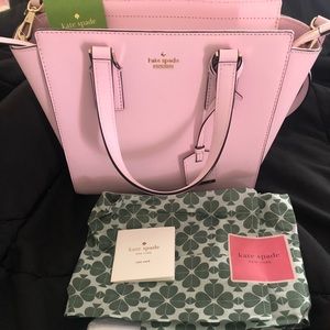 Kate spade lemonade with free blue striped pouch